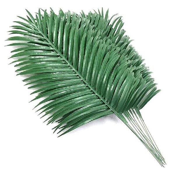 极速18Pcs Artificial Palm Leaves Plants Faux PalmY Fronds