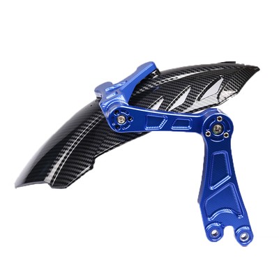 极速适用小d牛n1s直上后挡泥板电动车电摩U+B改装碳纤维挡泥板后