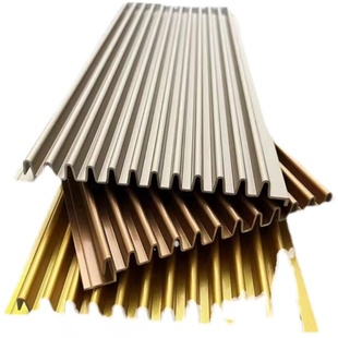 极速铝合金波浪板铝型材铝单板半圆板凹凸波纹板门头X装饰定制铝