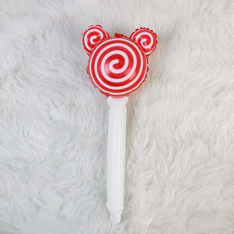 Transparent candy camouflagey inflatable stick printing atmo