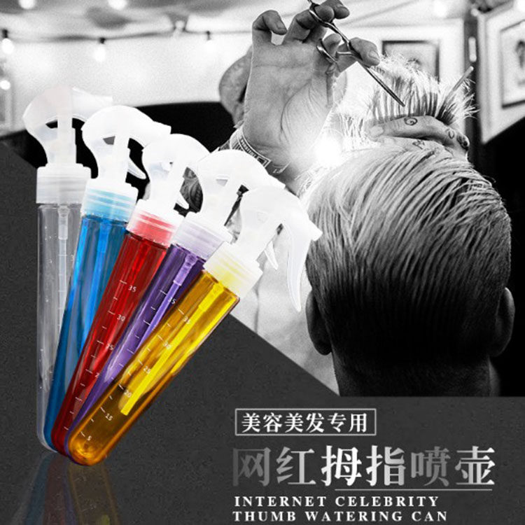 极速barber网红拇指小喷壶手指超细G喷雾喷水壶美发理发店专用油
