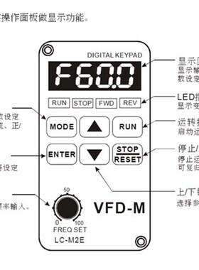 极速全新台达变频器 jVFD004M21A VFD-M 通用型变频器  VFD007M21