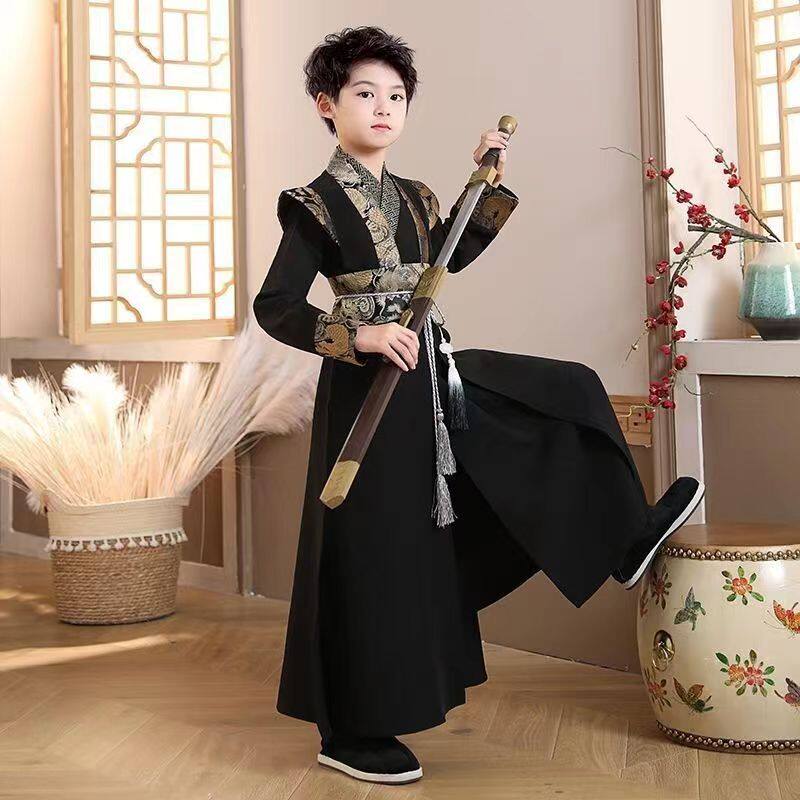 极速古装靴子男汉服搭配鞋子内增高弓鞋武侠皂靴戏曲锦.衣卫官兵