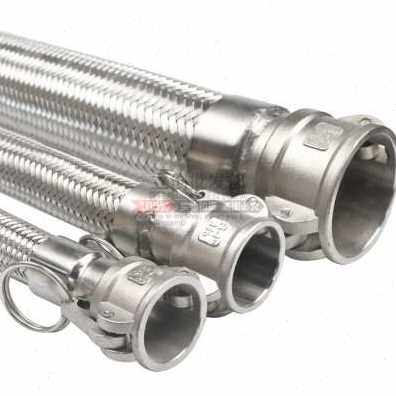 极速新304不锈钢快速接头工y业高温压耐腐蚀金属编织波纹软管槽罐