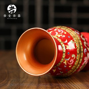 极速供佛花e瓶家用佛堂富贵竹专用插花瓶一对佛前财神观音净水瓶