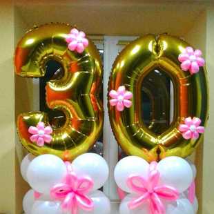 极速Gold Black 0th Birthday Balloons Air PConfetti Baloon