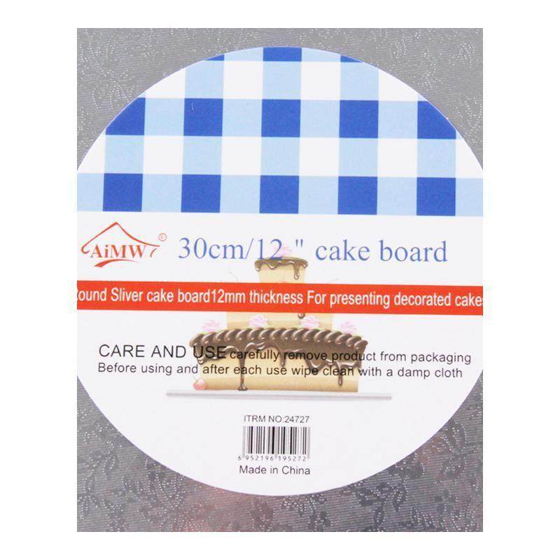 极速*5 Sizes Round Cake Display BoardG Stand Holder Strong B