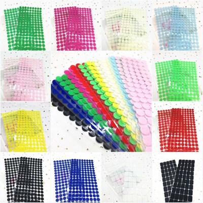 极速Self Adhesive Fastener Tape Dots 10/15/20/25/30mmX  Dots