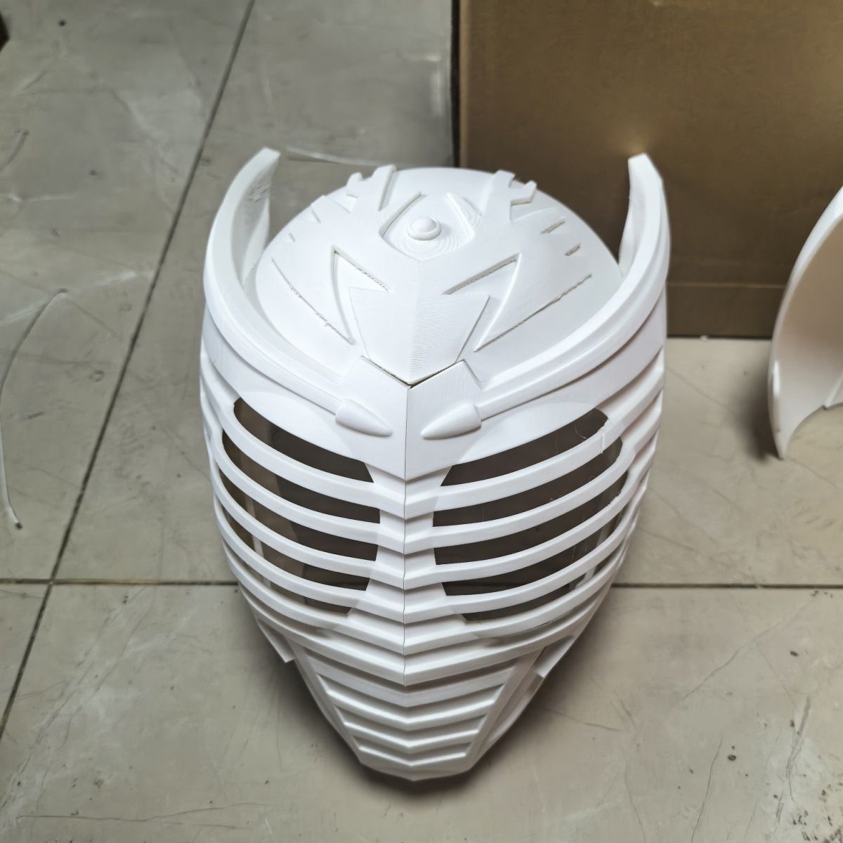 假面骑士 龙骑头盔 3D打印白模 全分件易上色 超高精度 pla材质