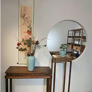 新中式玄关台走廊客厅条案禅意供佛台香案供案供桌端景台实木榆木