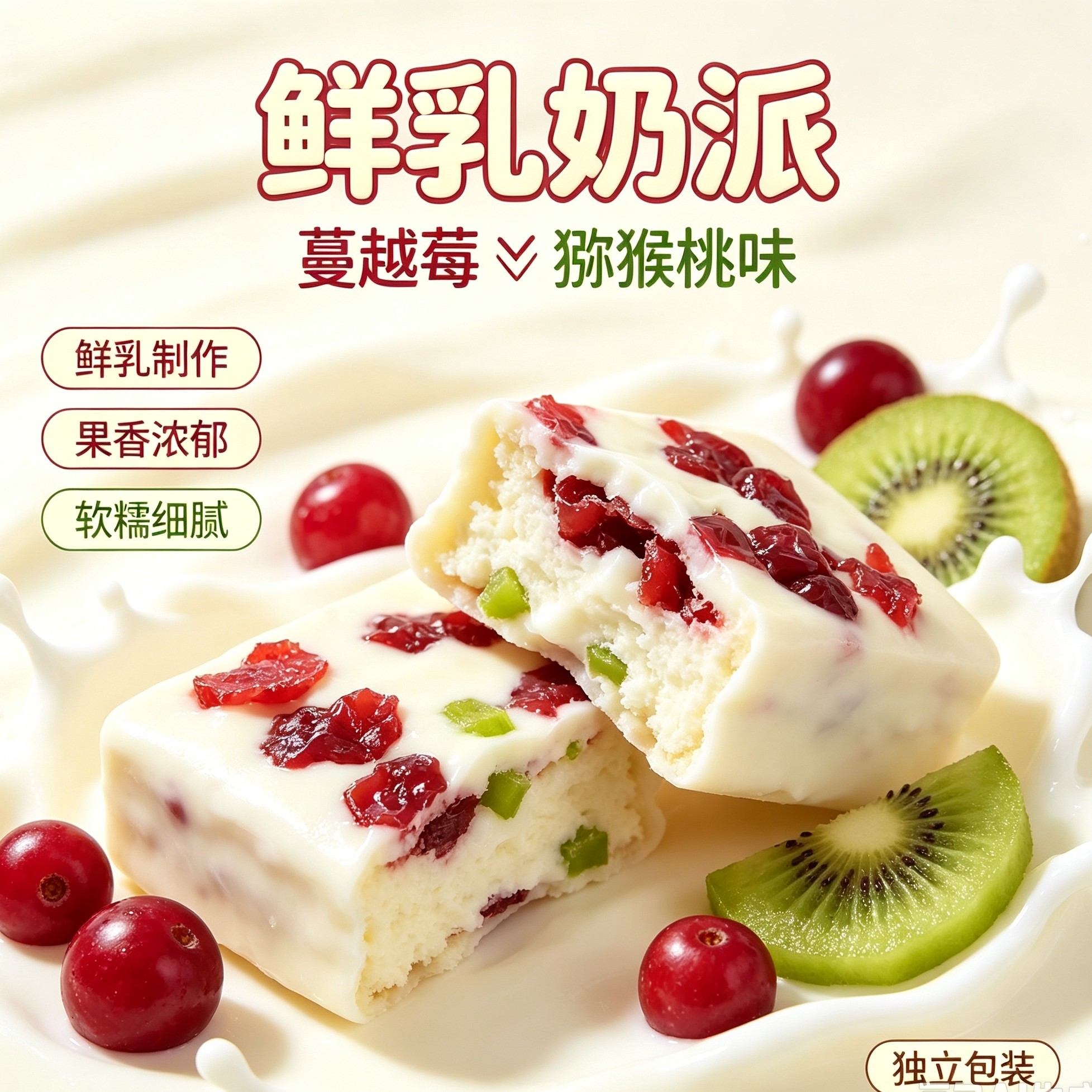 鲜乳奶派奶皮子千层奶盖果粒奶酪酥奶盖内蒙古正蓝旗特产散装称重