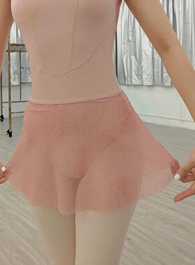 CICELYLI西瑟里李麻沙遮臀芭蕾舞蹈训练形体优雅半身短裙