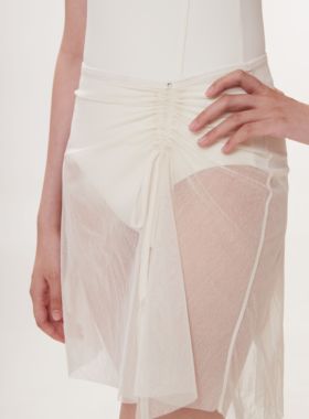 CICELYLI西瑟里李优雅加分中短钻抽绳燕尾芭蕾舞蹈形体训练基训裙