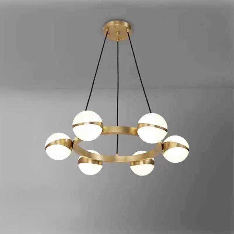 轻奢吊灯北欧圆球客厅餐厅酒店卧室创意艺术感设计师圆环简约灯具,电子元器件市场,其它元器件,淘宝优惠券,粉丝福利购,淘宝优惠卷