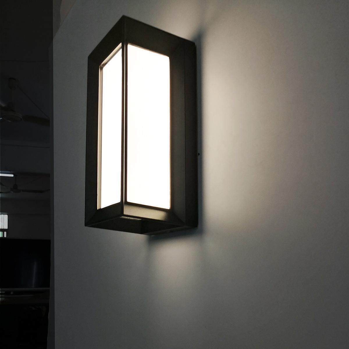 现代简约灯LED长方形灯PVC罩铝材灯客厅书房卧室酒店别墅商铺壁灯