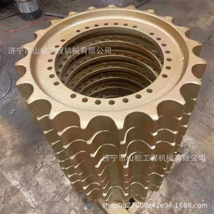 SK200-1 200-3挖掘机履带板链轨链条支重轮驱动齿引导轮托链轮