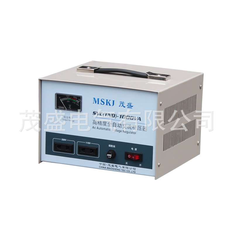 MSKJ单相稳压器220v伺服电机全自动高精度交流SVC-3000VA工厂
