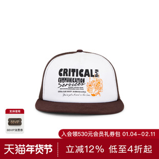 Critical Slide COMMUNICATION 帽类 休闲时尚潮流男REVOLVE  棕