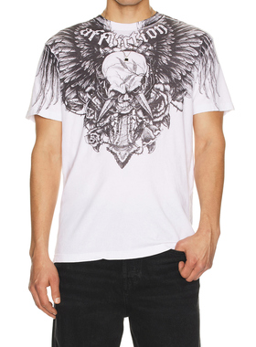 Affliction T恤 休闲时尚潮流男REVOLVE  白色