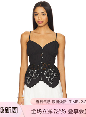 Tularosa MINA 上装 休闲时尚潮流REVOLVE  黑色