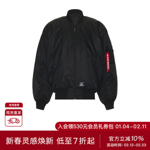 ALPHA INDUSTRIES 夹克 休闲时尚潮流男REVOLVE  黑色冬季保暖