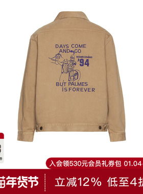 Palmes FOREVER 拉链外套 休闲时尚潮流男REVOLVE  棕色