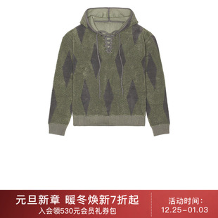 ARGYLE SMALL 连帽衫 休闲时尚 绿色 ISA 潮流男REVOLVE BOULDER
