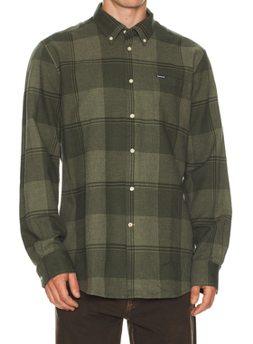 Barbour HEANEY 衬衫 休闲时尚潮流男REVOLVE  橄榄色