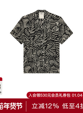 OAS TAR LORENZO 衬衫 休闲时尚潮流男REVOLVE  黑色