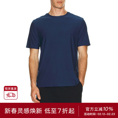 Beyond Yoga FEATHERWEIGHT 圆领T恤 休闲时尚潮流男REVOLVE  靛