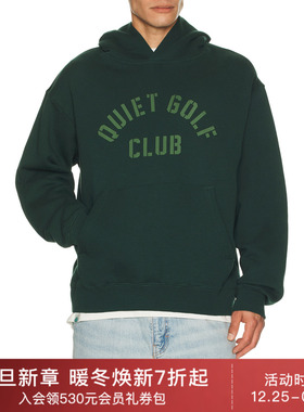 Quiet Golf STENCIL 连帽衫 休闲时尚潮流男REVOLVE  深绿色