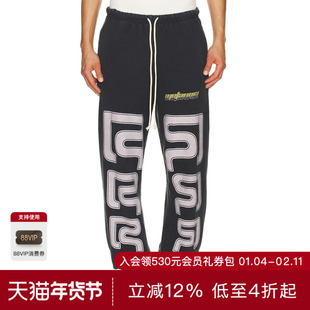 RRR123 R 运动长裤 休闲时尚潮流男REVOLVE  黑色