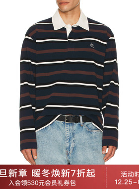 Le Pre 长袖橄榄球衫 休闲时尚潮流男REVOLVE  蓝色