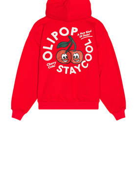 [秋季新品]Stay Cool连帽衫 休闲时尚潮流男REVOLVE  红色