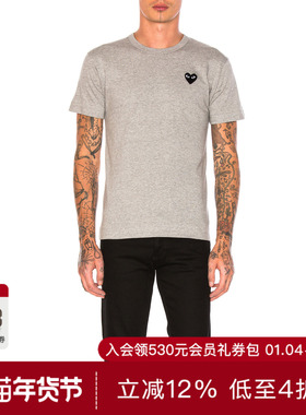 COMME des GARCONS PLAY BLACK EMBLEM 棉T恤 休闲时尚潮流男REVO