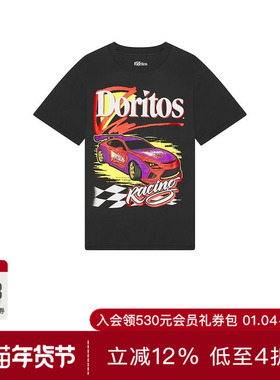 [美国发货]Philcos美式复古赛车印花黑色短袖T恤REVOLVE