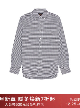 Beams PlusB.D 条纹棉布 休闲时尚潮流男REVOLVE  黑色