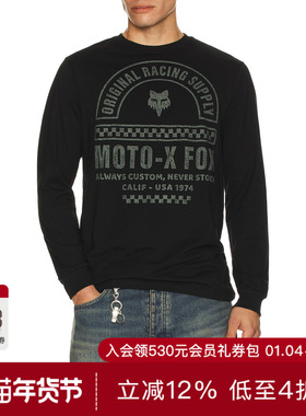 Fox Racing FINISH 长袖款 休闲时尚潮流男REVOLVE  黑色