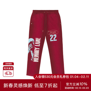 Memory Lane STENCIL LOGO 运动长裤 休闲时尚潮流男REVOLVE  葡