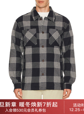 Fair Harbor RIPTIDE 衬衫式夹克 休闲时尚潮流男REVOLVE  藏青色