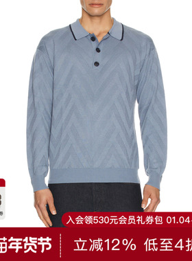 Scotch & Soda STRUCTURE POLO 衫 休闲时尚潮流男REVOLVE  蓝色