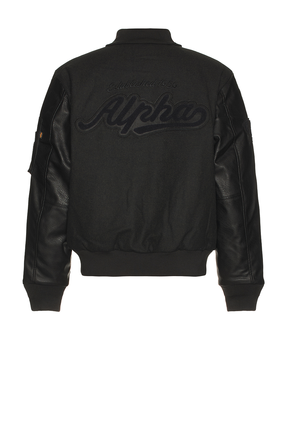 ALPHA INDUSTRIES 莱特曼夹克 休闲时尚潮流男REVOLVE  黑色