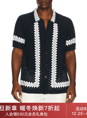 Frescobol Carioca MARQUES 衬衫 休闲时尚潮流男REVOLVE  藏青色