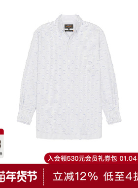 Beams Plus BURNOUT DOT 衬衫 休闲时尚潮流男REVOLVE  蓝色