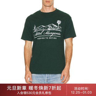 Margarita 潮流男REVOLVE LANDSCAPE 休闲时尚 绿色 T恤 Motel