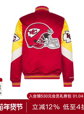 Mitchell & Ness NFL 夹克 休闲时尚潮流男REVOLVE  红色