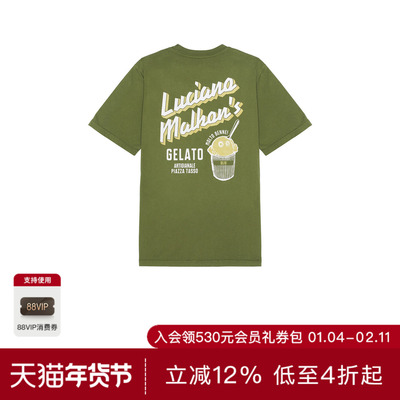 Malbon Golf GELATO T恤 休闲时尚潮流男REVOLVE  绿色