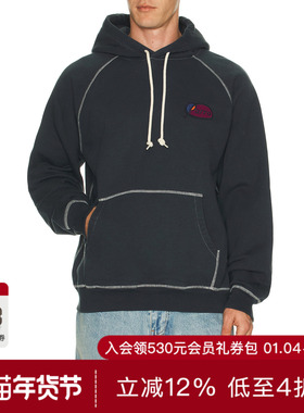 By Parra CIRCLED SCRIPT 连帽运动衫 休闲时尚REVOLVE冬季保暖