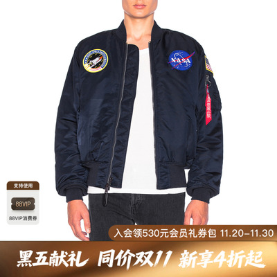 ALPHA INDUSTRIES NASA MA 1 飞行员款 休闲时尚潮流男REVOLVE