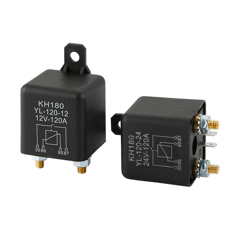 新能常大电流汽车1继电器2V24v长时源间通电120A启动继电器100a开
